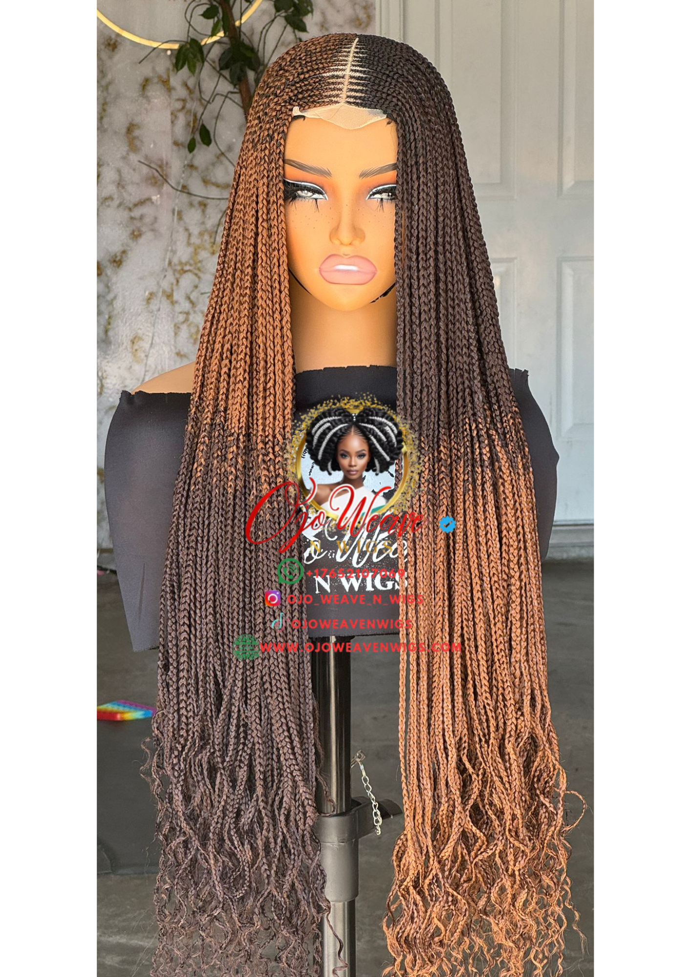 Bianca Curly Tip Color 30/35 Glueless Wig: Pre Order