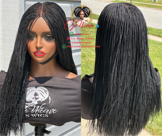 Baby Esther 16/18 inch Closure Glueless Wig Color 1B Made to Order