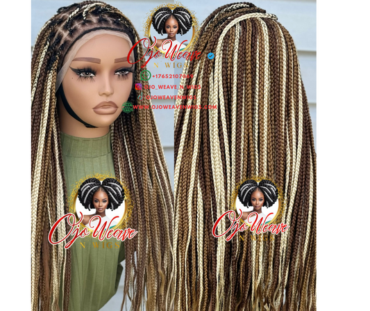 Alexa Unit with Cornrow Knotless Braid Pre Order