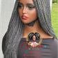 Esther Short Salt N Pepper with Micro Twist available in 26inch