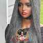 Esther Short Salt N Pepper with Micro Twist available in 26inch