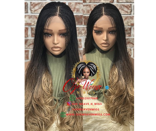 Amena with 4x4 Closure Glueless Wig Ready to Ship