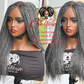 Esther Short Salt N Pepper with Micro Twist available in 26inch