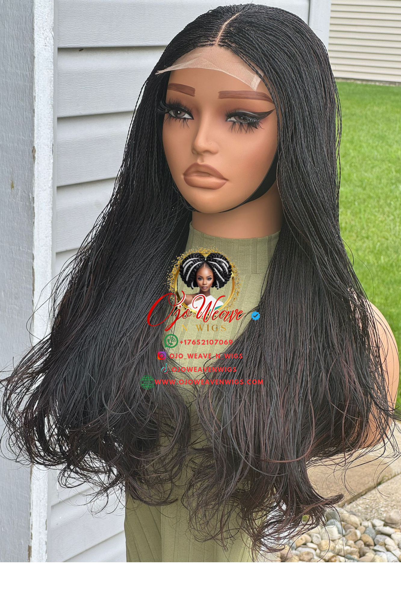 Amena Short with Closure Glueless Wig