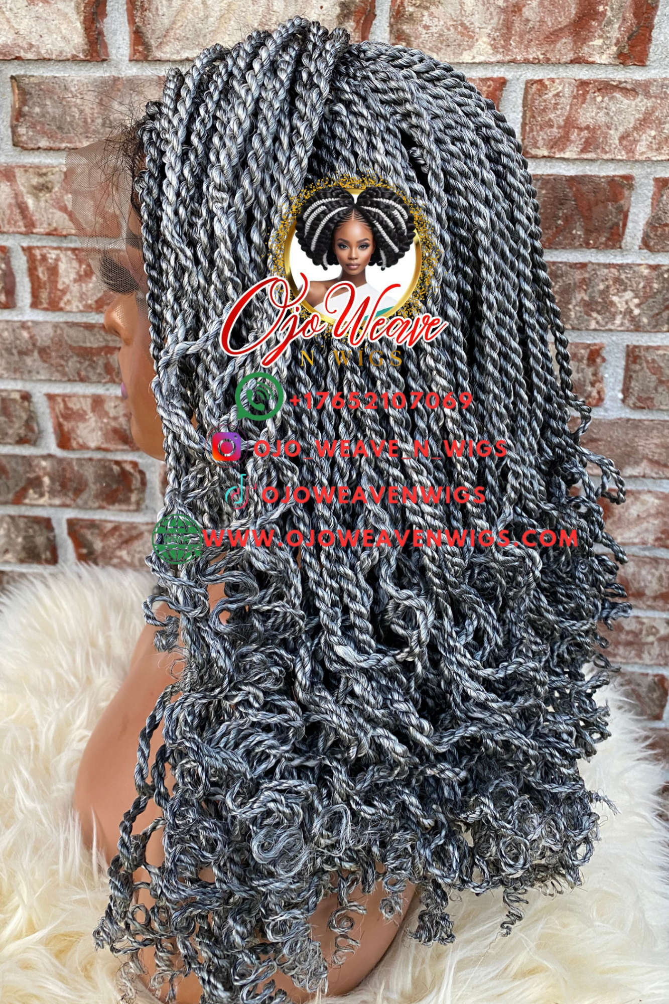 Briana Unit with Cornrow Wig Ready to Ship