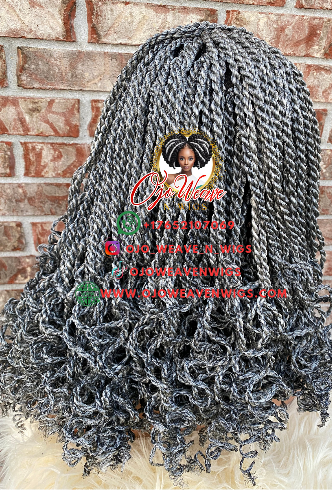 Briana Unit with Cornrow Wig Ready to Ship