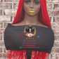 Bianca Red Closure Glueless Wig 30 Inch Made to Order