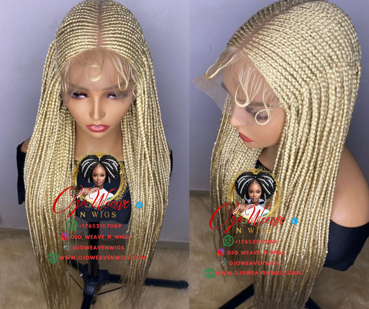 Comfort Unit Frontal Cornrow Wig Made to Order