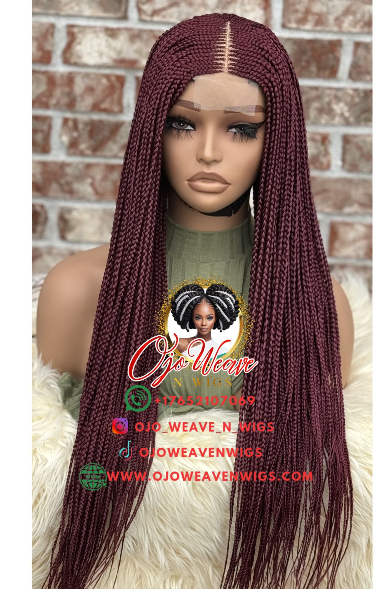 Bianca Unit Burgundy Elegant Wig