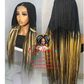 Bianca Unit Cornrow Closure Glueless Wig Made to Order