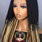 Bianca Unit Cornrow Closure Glueless Wig Made to Order