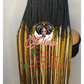 Bianca Unit Cornrow Closure Glueless Wig Made to Order