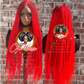 Esther Red 26 Inch Micro Twist Ready to Ship