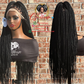 Queen 13x6 Box Braid Wig – Ready to Ship