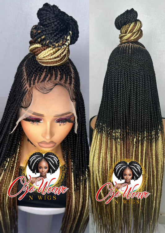Ewa Unit 13x6 Braided Top Ponytail Wig