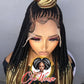 Ewa Unit 13x6 Braided Top Ponytail Wig Ready to Ship