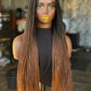 Side Part Glueless Bone Straight Wig | Closure Unit
