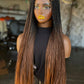 Side Part Glueless Bone Straight Wig | Closure Unit