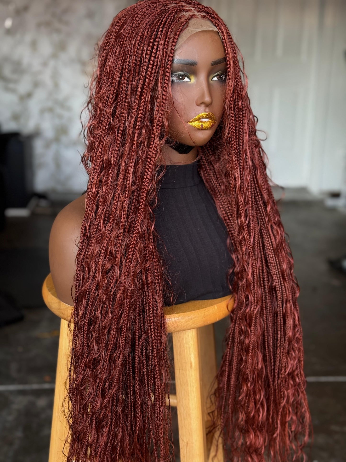 Ready-to-Ship Boho Dream: 28-30" Glueless Closure | Ginger