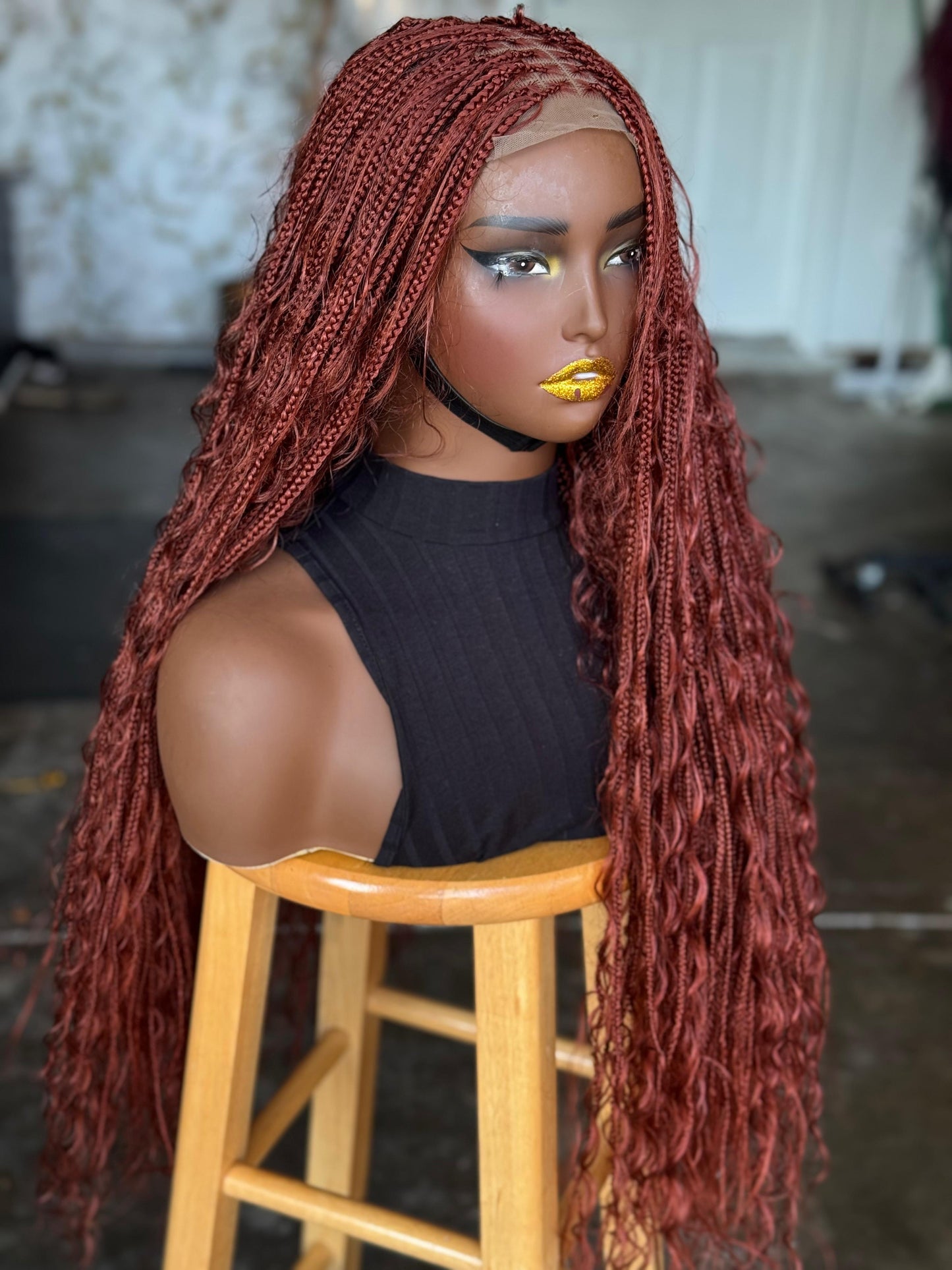 Ready-to-Ship Boho Dream: 28-30" Glueless Closure | Ginger