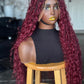 Ready To Ship Burgundy Boho Dream: 30" Frontal Unit