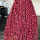 Ready To Ship Burgundy Boho Dream: 30" Frontal Unit