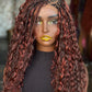 Side Part Boho Closure Wig | 16/18 Inch Made to Order | Color 4/Ginger Mix