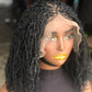 Sister Locs Frontal Wig | 10/12 Inch Ready to Ship | Black with Grey Mix