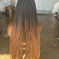 Highlighted Full Lace Bone Straight Wig | 30-Inch Made to Order