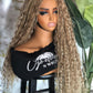 Custom Made to Order Boho Wig | 24" Closure | Blonde & Color 30 Mix