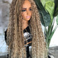 Custom Made to Order Boho Wig | 24" Closure | Blonde & Color 30 Mix