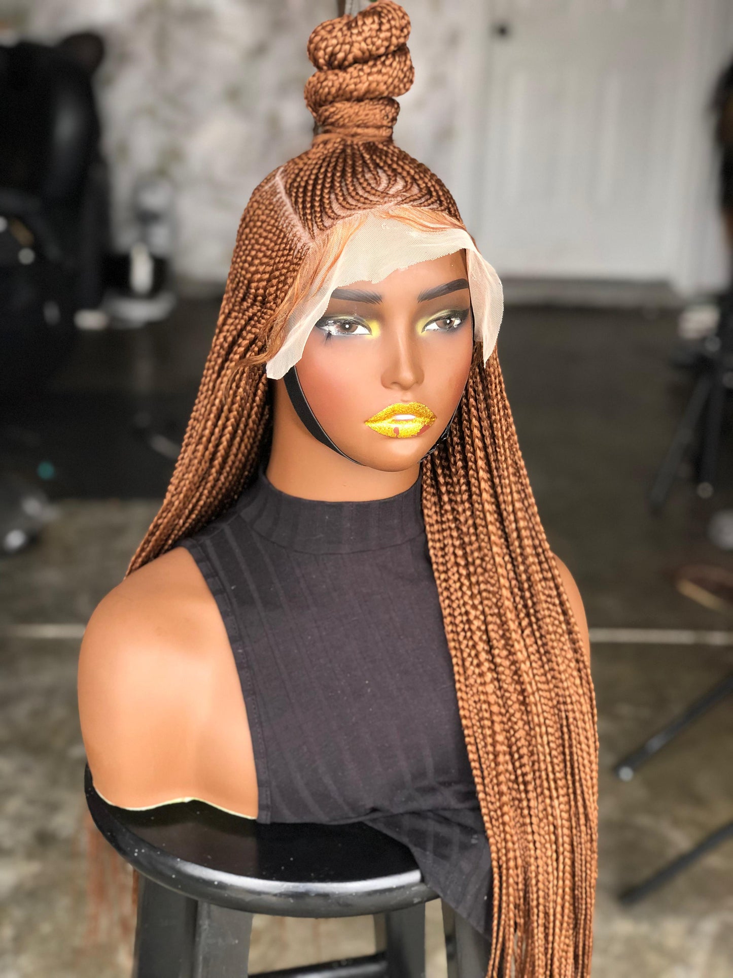 Pre Order: Cornrow Unit: 26" Frontal Wig | 100% Human Hair Lace