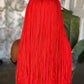 Ready-to-Ship Red Micro Unit: 24" Glueless Closure Wig