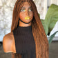 Made to order 24/26" Knotless Unit: Rooted Color 30 Closure Wig