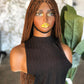 Made to order 24/26" Knotless Unit: Rooted Color 30 Closure Wig