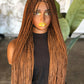 Made to order 24/26" Knotless Unit: Rooted Color 30 Closure Wig