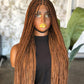Made to order 24/26" Knotless Unit: Rooted Color 30 Closure Wig