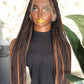 Full Lace Unit: Extra Long 28" Cornrows | color 30/33 made to order