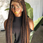 Full Lace Unit: Extra Long 28" Cornrows | color 30/33 made to order