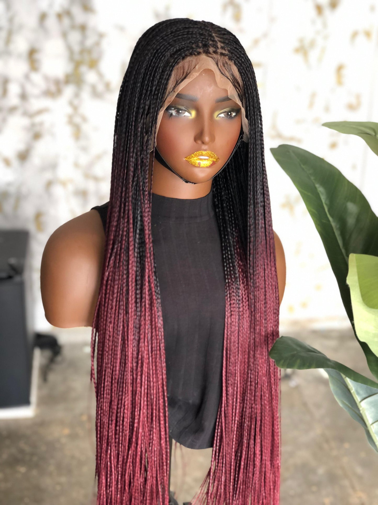 Made to Order 28-30 Inch Bone Straight Frontal Wig | 100% Human Hair Lace