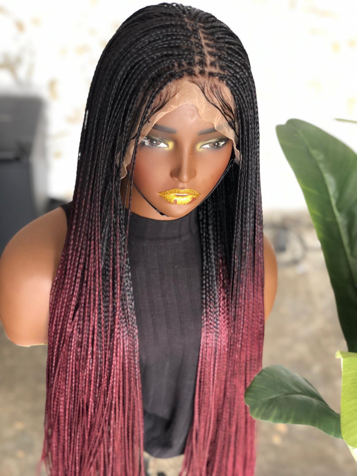 Made to Order 28-30 Inch Bone Straight Frontal Wig | 100% Human Hair Lace