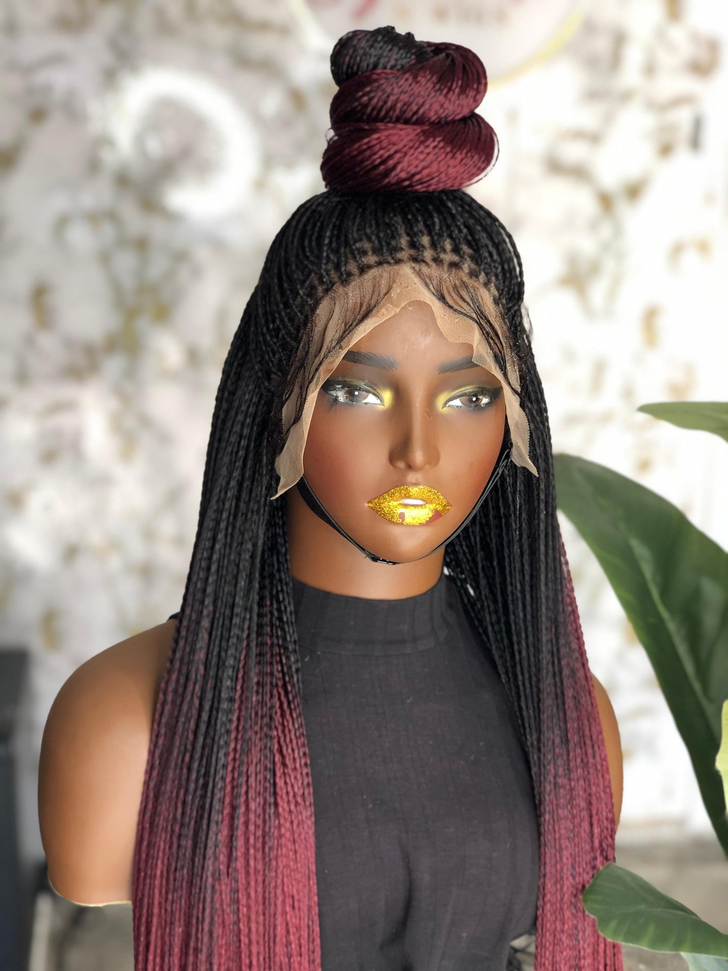 Made to Order 28-30 Inch Bone Straight Frontal Wig | 100% Human Hair Lace