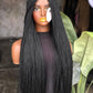 Ready-to-Ship Micro Unit: 28" Glueless Closure Braided Wig