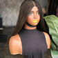 Made to order Esther Unit | 16-Inch Micro Braid Closure Wig | Color 1B/27