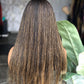 Made to order Esther Unit | 16-Inch Micro Braid Closure Wig | Color 1B/27