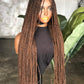 Made to Order Micro Twists: 30-Inch Knotless Braid Wig in Color 33/30