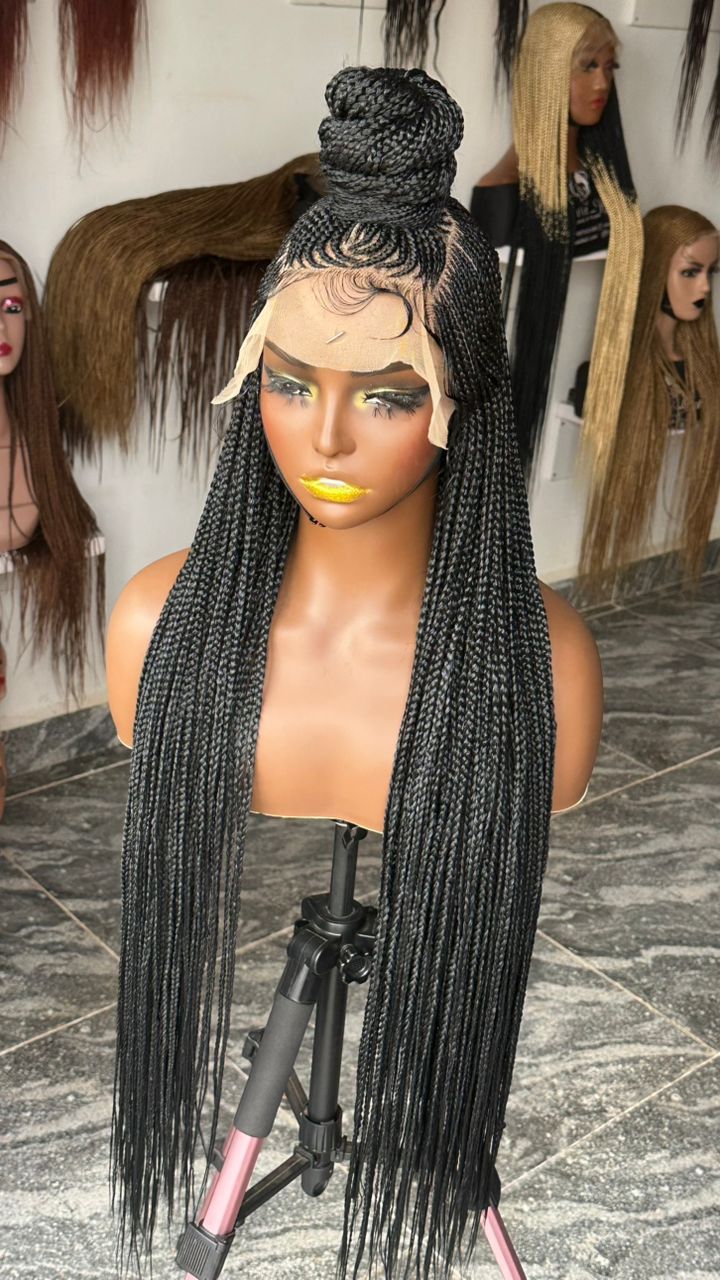 Ewa Unit | 30-Inch Extra Light Braided Wig | made to order