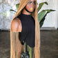 Made to Order Cornrow Hybrid: 30" Bone Straight Glueless Closure Wig
