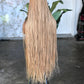 Made to Order Cornrow Hybrid: 30" Bone Straight Glueless Closure Wig