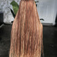 Side Part Closure Bone Straight Wig Made to Order 30inches Color Mix
